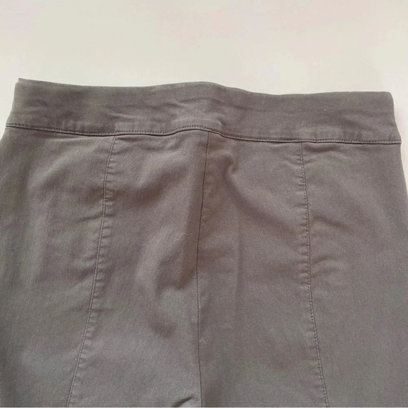 CALVIN KLEIN Ankle Pants Gray Stretch Buttons Business Casual Work Size S - Picture 14 of 14